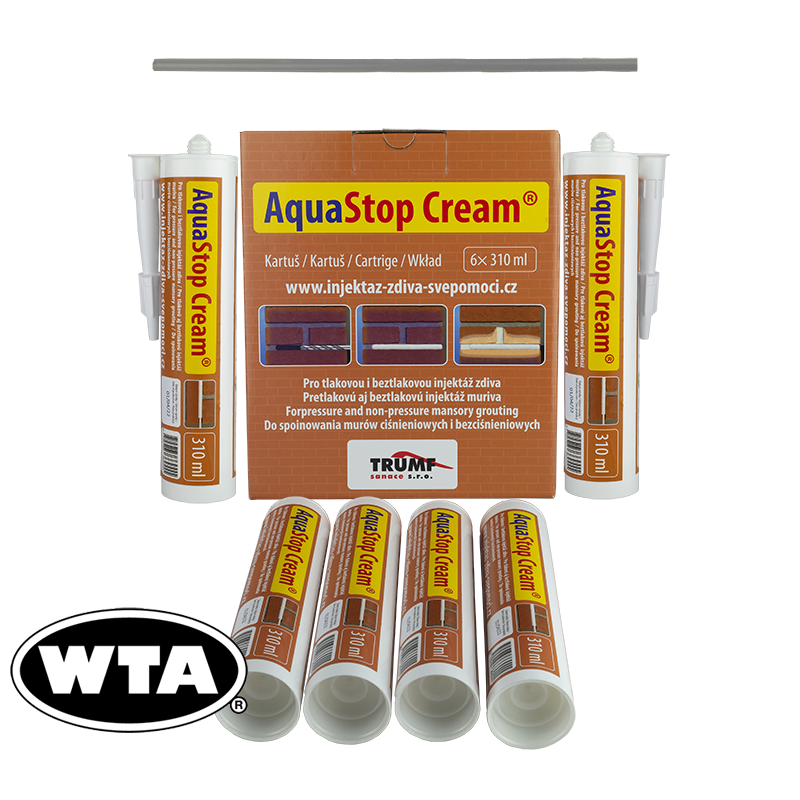 iniekcyjny krem silanowy - AquaStop Cream® – 6x kartusz 310 ml